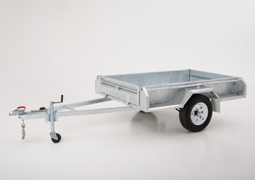 7x4 Heavy Braked Single Trailer