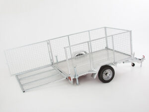 8x5 RIDE ON TRAILER with CAGE