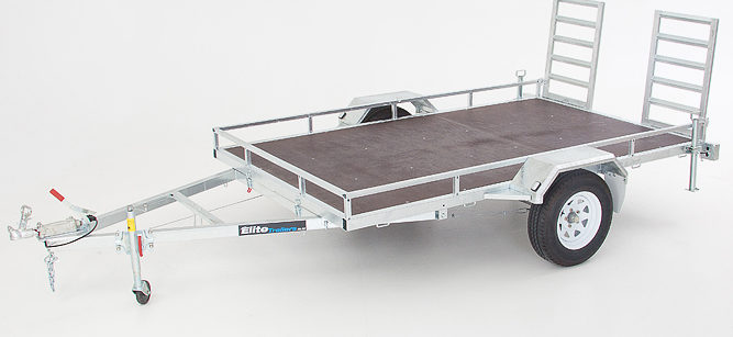 Mini Custom Trailer with white background