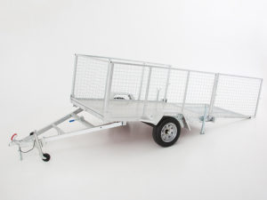 Side view Aluminum Ride on Trailer